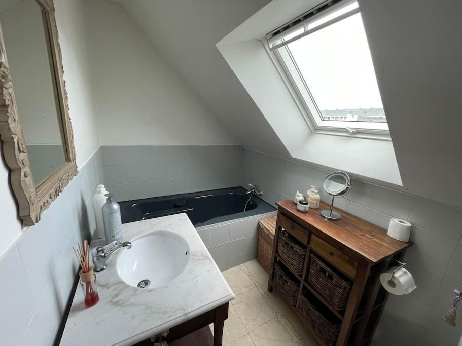 Maison Spacieuse Avec Jardin Et Salle De Sport Saint-Brieuc Exteriér fotografie